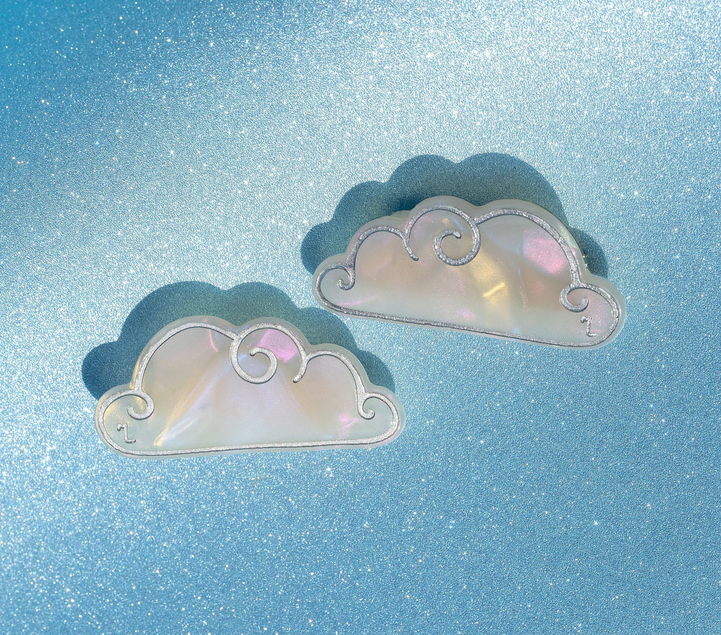 Summer Clouds Barrette Set of 2