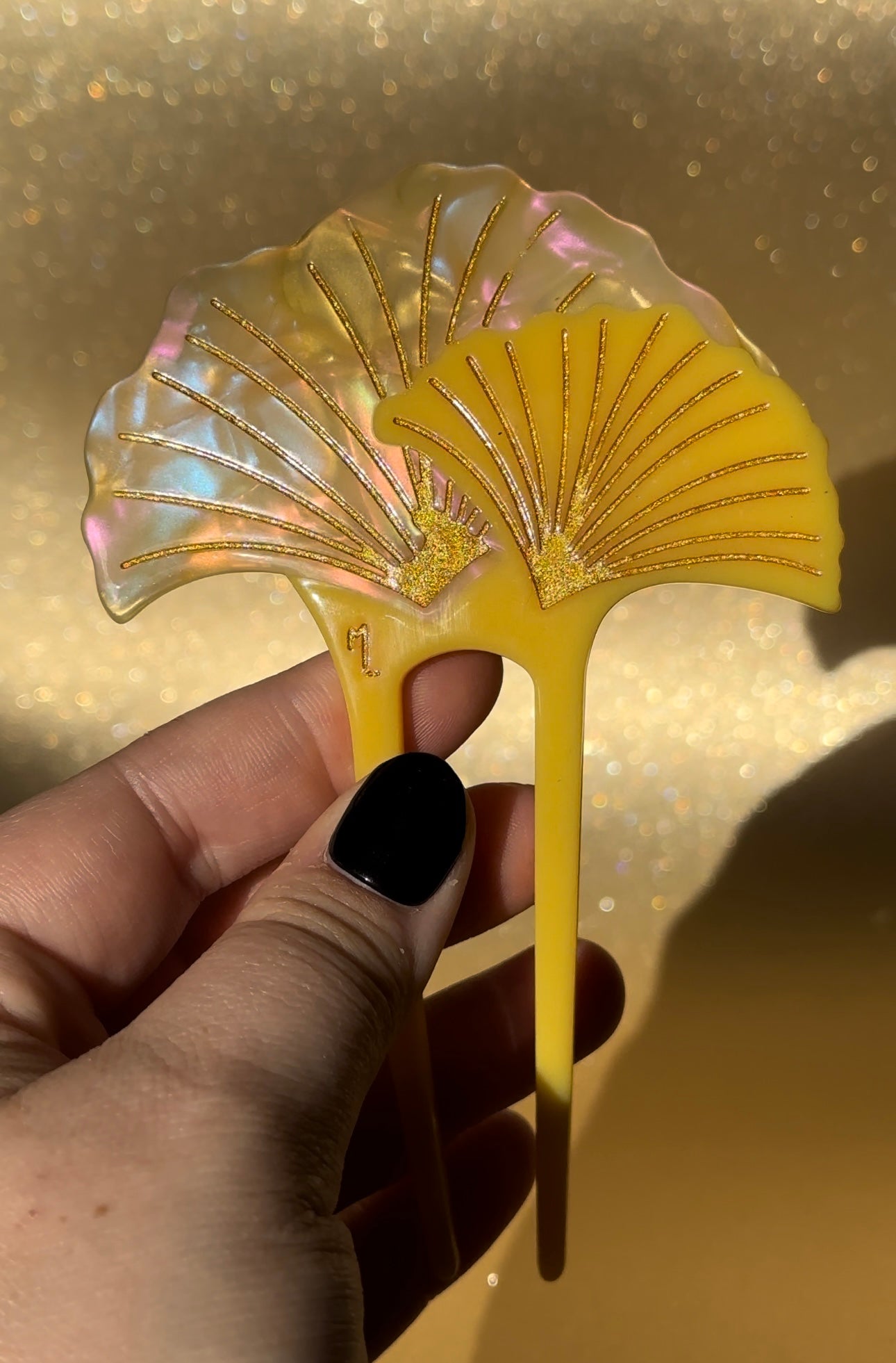 Ginkgo Leaf Hair Stick