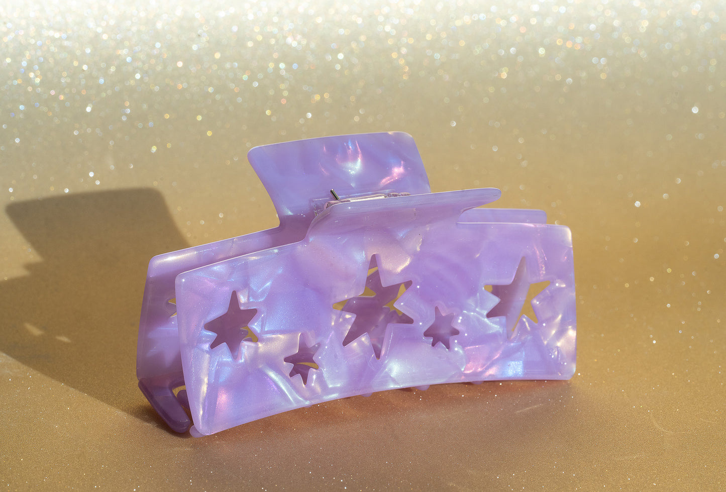Large Constellation Hair Claw in Purple