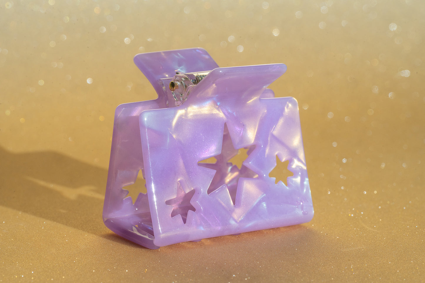 Small Constellation Hair Claw in Purple