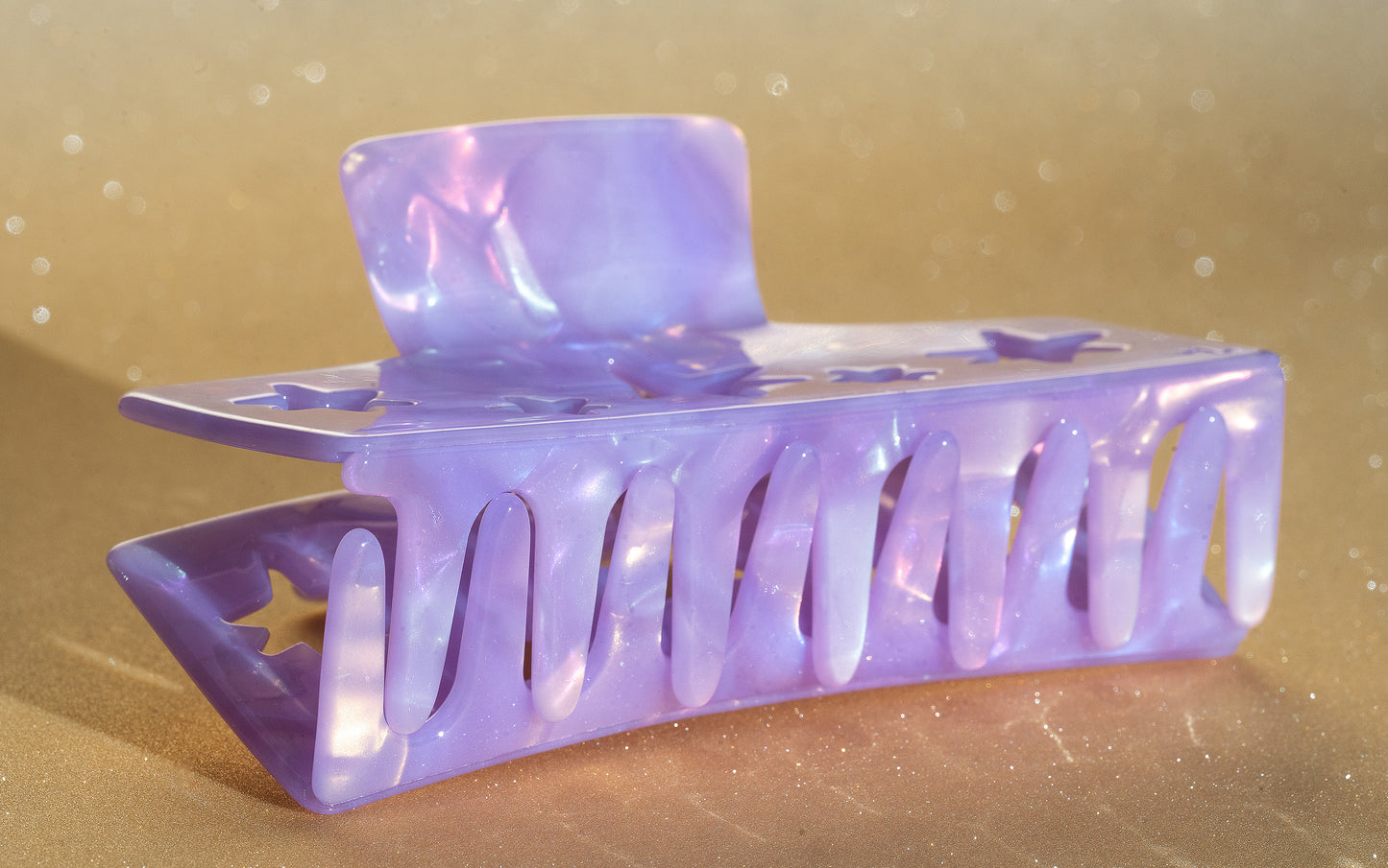 Large Constellation Hair Claw in Purple