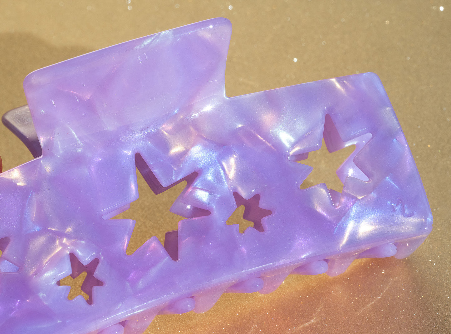 Large Constellation Hair Claw in Purple