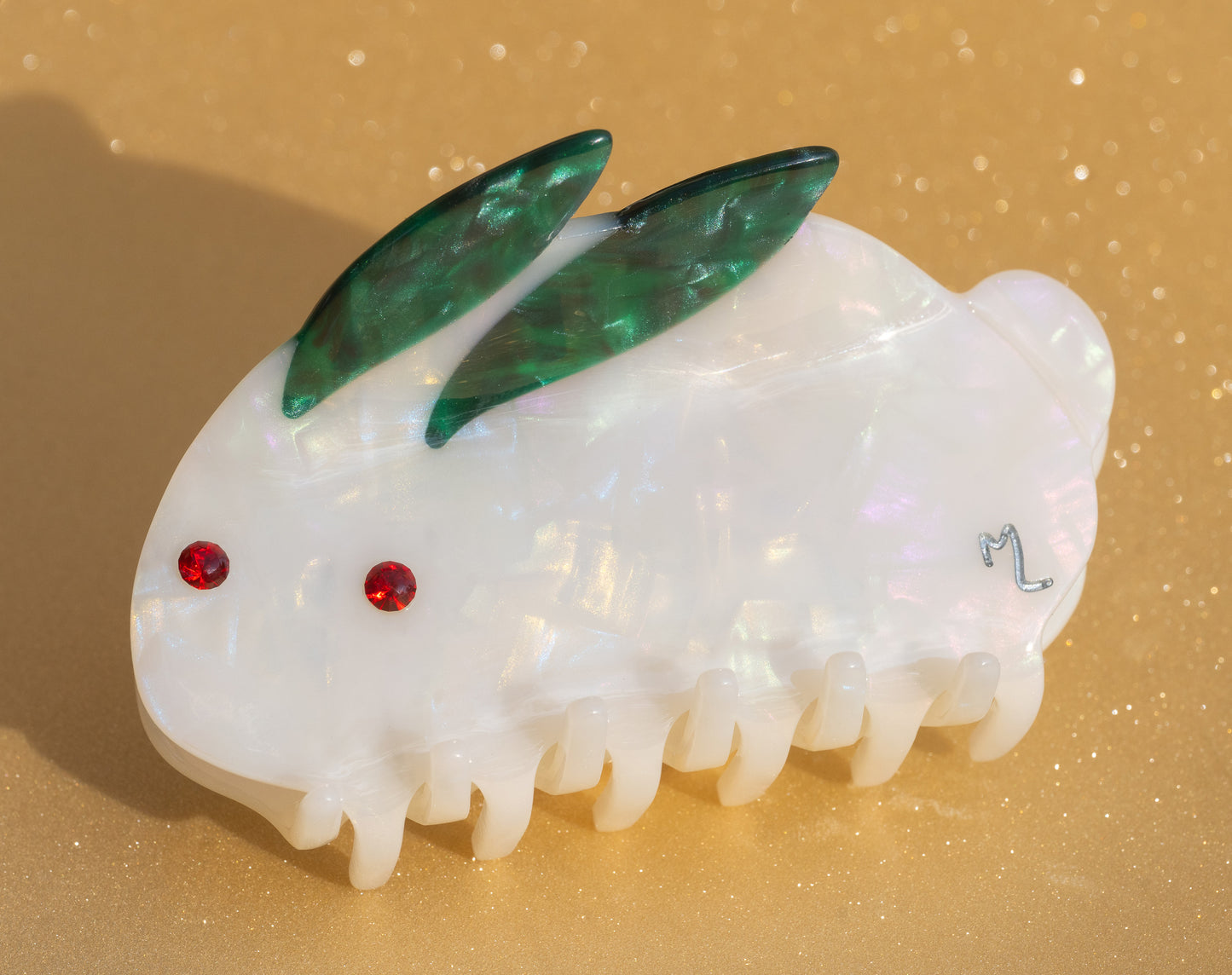 Small Yuki Usagi Japanese Snow Rabbit Hair Claw
