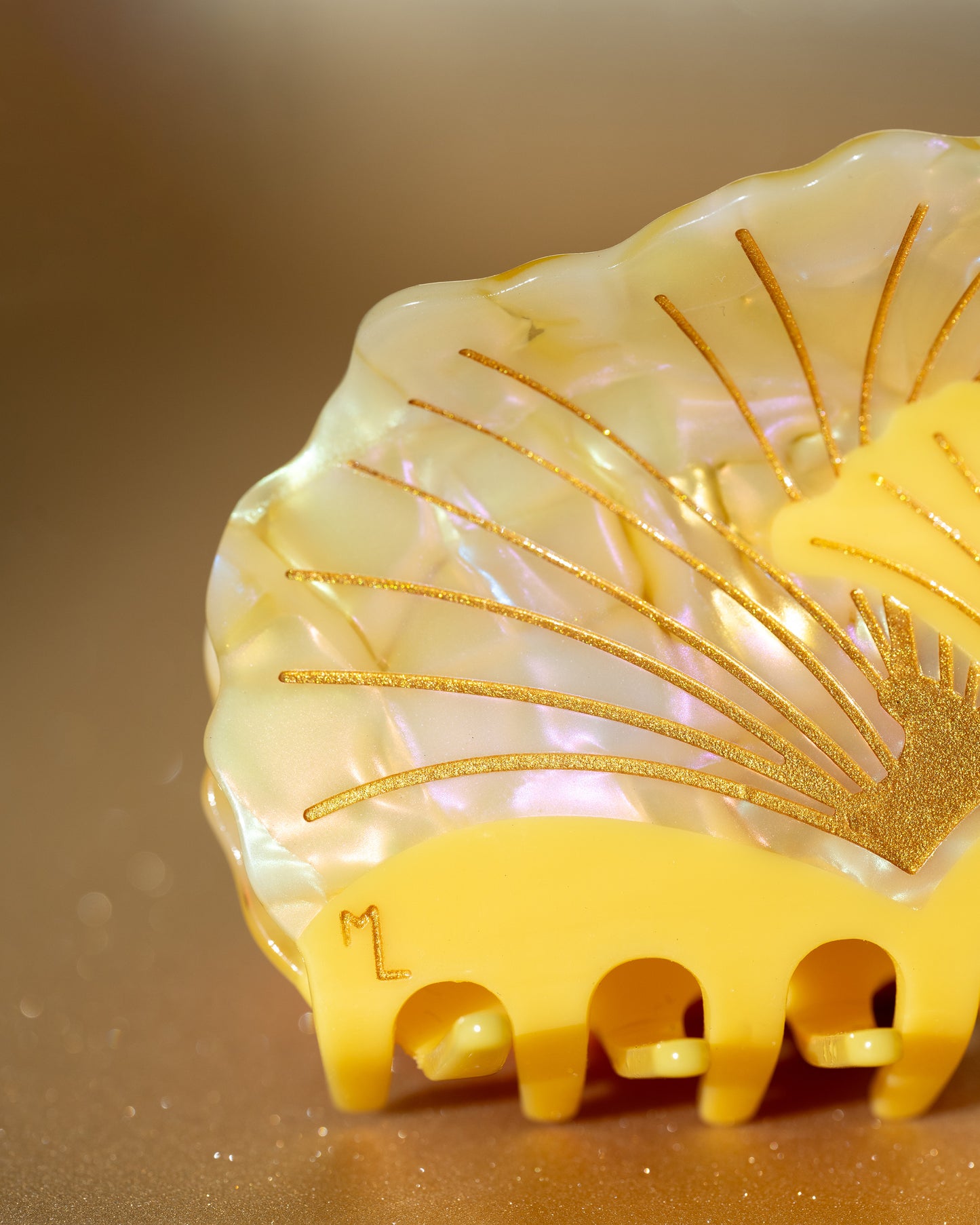 Ginkgo Leaf Hair Claw