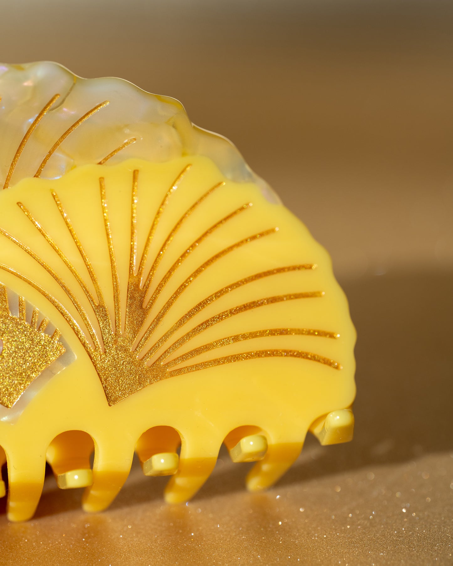 Ginkgo Leaf Hair Claw