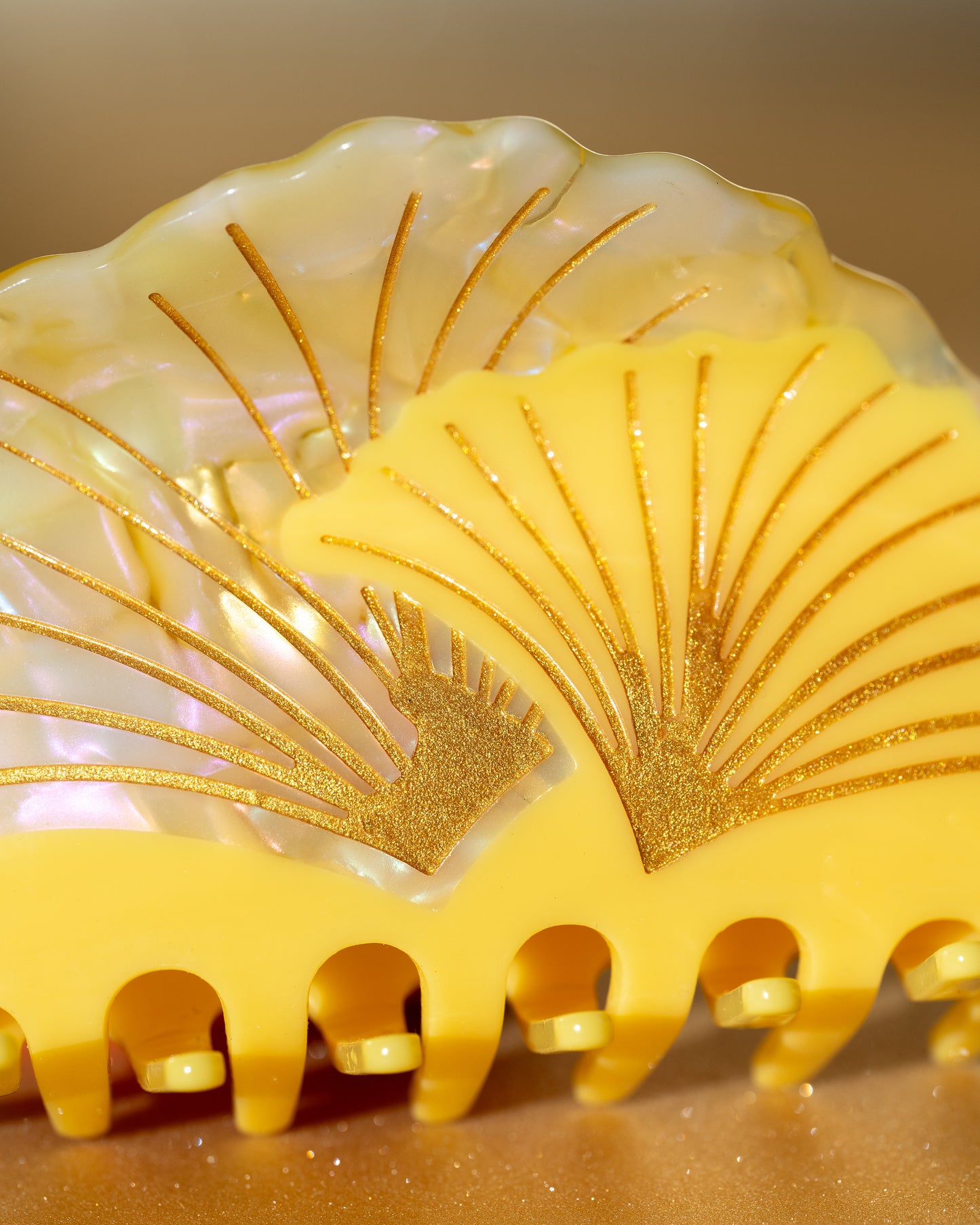 Ginkgo Leaf Hair Claw