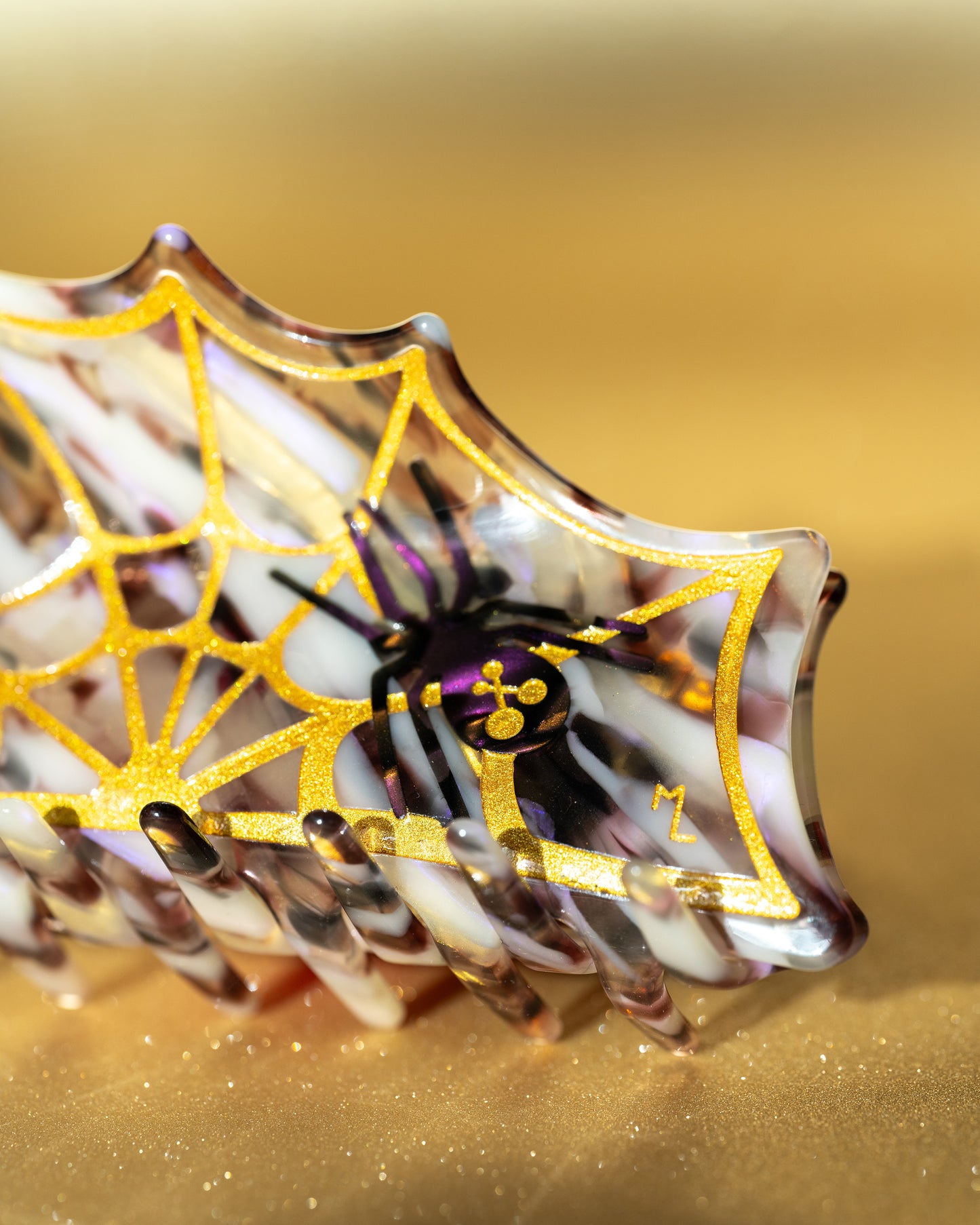 Spiderweb Hair Claw in Nebula