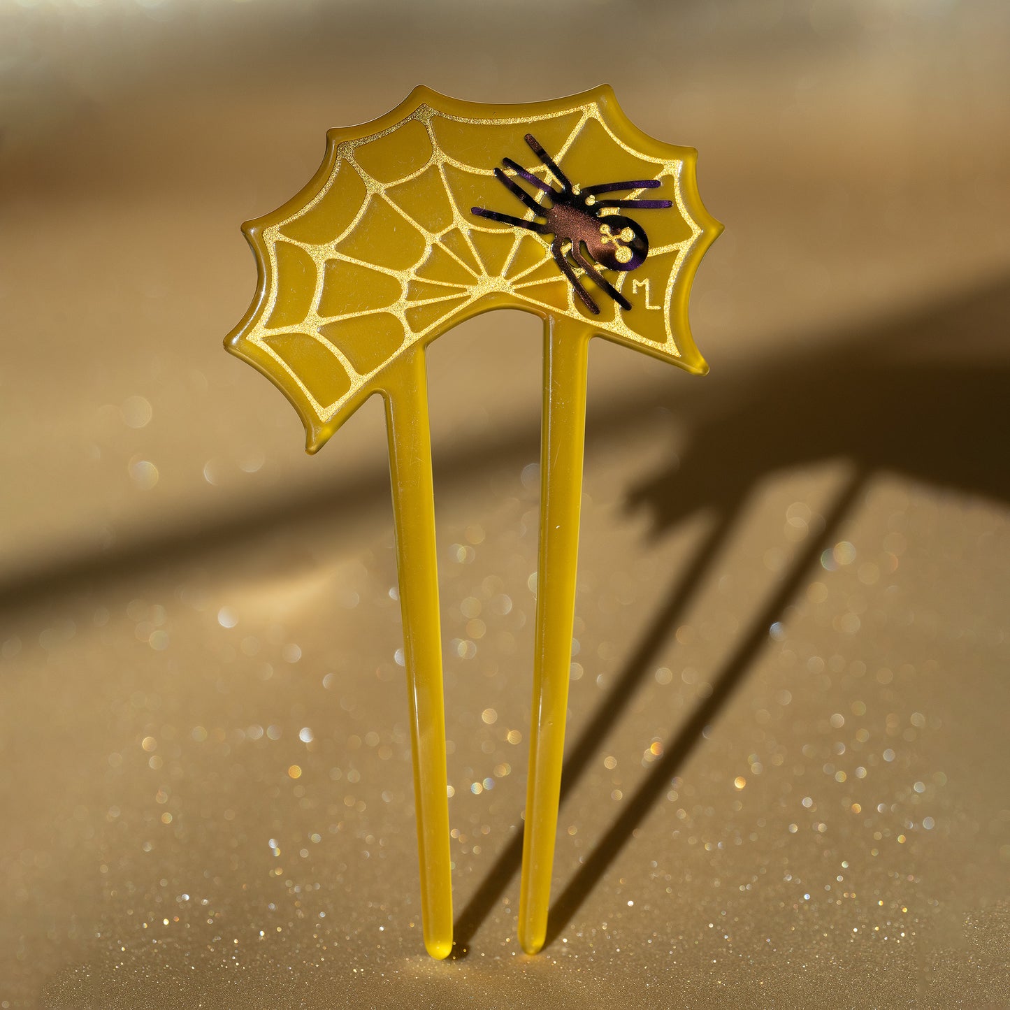 Spiderweb Hair Stick in Dawn