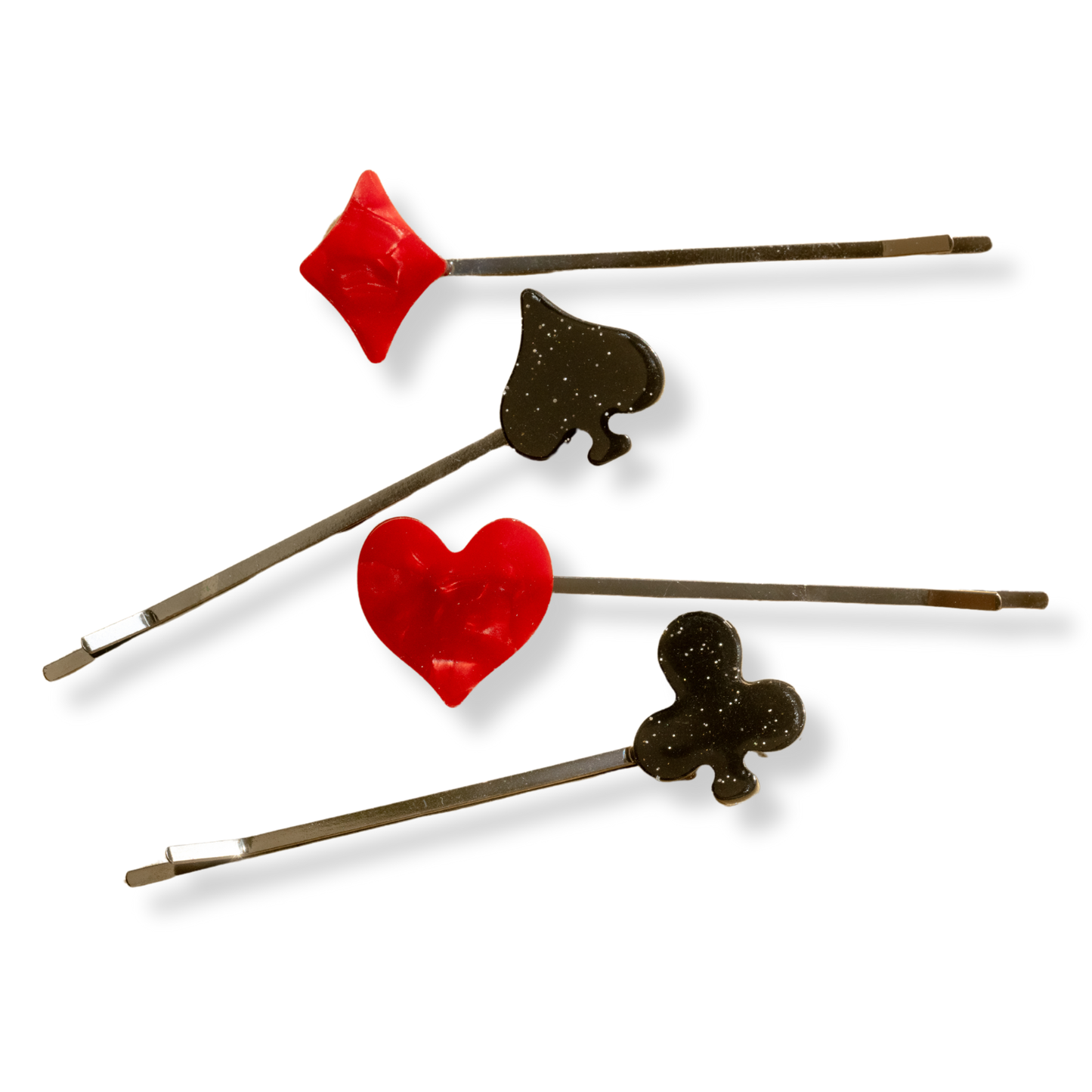 Queen of Hearts Bobby Pin Set